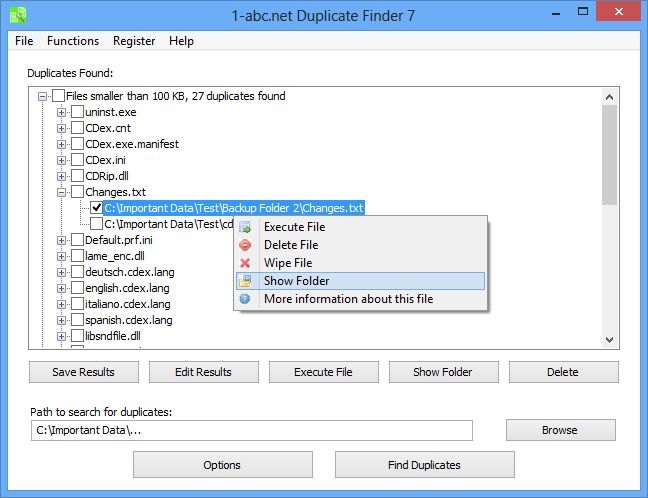 Windows 8 1-abc.net Duplicate Finder full