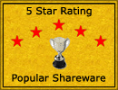 Popular Shareware award